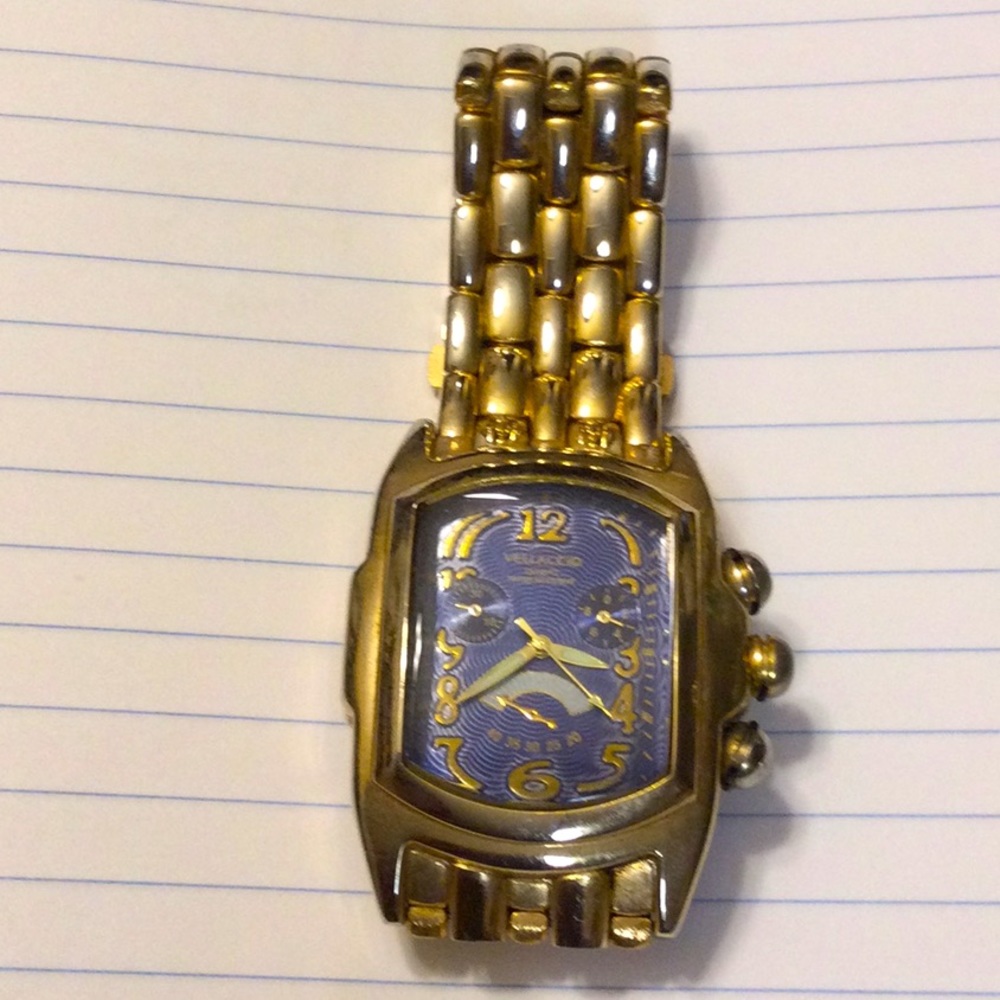 Vellaccio golden men’s watch in excellent condition